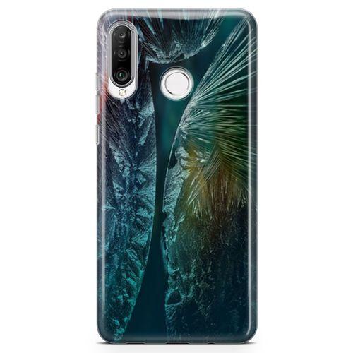 Huawei P30 Lite 2020 Kılıf Cam Kırıkları Arka Kapak Koruma Desenli Full Koruyucu