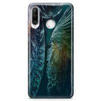 Huawei P30 Lite 2020 Kılıf Cam Kırıkları Arka Kapak Koruma Desenli Full Koruyucu