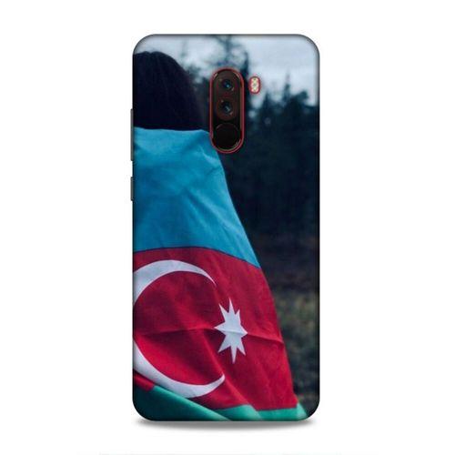 Xiaomi Pocophone F1 Uyumlu Kılıf Azarbaijan (38) Neo Hybrid Kılıf Bayrak Kadın