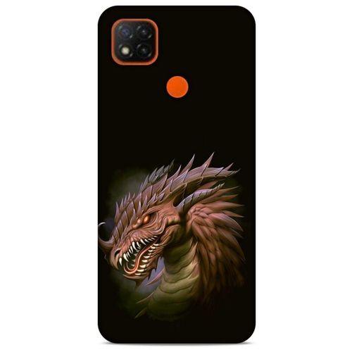 Xiaomi Redmi 9C Kılıf Dragons (18) Telefon Kılıfları Kahverengi Ejderha