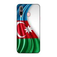 Samsung Galaxy A60 Uyumlu Kılıf Azarbaijan (21) Koruyucu Kapak Bayrak