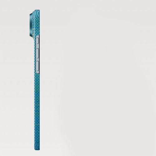 Apple iPhone 17 Air Kılıf M-safe Şarj Özellikli Aramid Fiber Pitaka Glints of Gold Ultra Slim Serisi Kapak