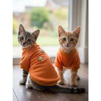 Cupcakes and Ice Cream Kediler için  Polar Sweatshirt