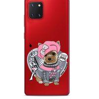 Zoologix (88) Samsung Galaxy Note 10 Lite Şeffaf Kılıf Silikon Desenli