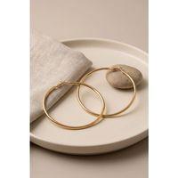 316L Çelik Gold Renk 66 mm Halka Küpe