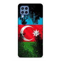 Samsung Galaxy M22 Uyumlu Kılıf Azarbaijan (34) Slim Armor Kılıf Bayrak