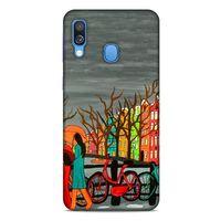 Cityx (43) Samsung Galaxy A40 Kılıf Silikon Kapak Desenli