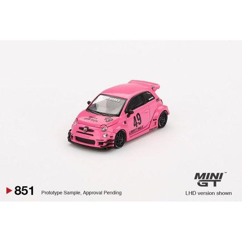 Mini GT Abarth 595 Lb-Works x Abas Works Pink 851