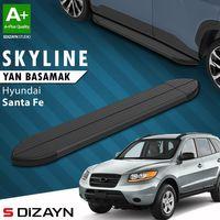 S-Dizayn Hyundai Santa Fe Skyline Siyah Yan Basamak 163 Cm 2000-2006 A+ Kalite