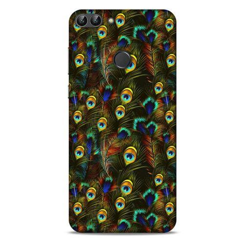 Huawei Psmart Kılıf Desenli Özel Seri Tüyler (11) Tam Koruma