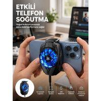 Telefon Soğutucu Fan Güçlü Motor Radyatör Cep Telefon Soğutma