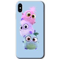 iPhone Xs Max Kılıf Baskılı Kapak - Puffy +Tam Ekran Koruyucu