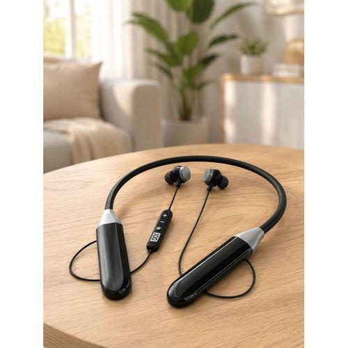 Uzun Kullanım Süreli Bluetooth Kulaklık Boyun Bantlı Mikrofonlu Kablosuz Müzik Ve Görüşme Kulaklığı