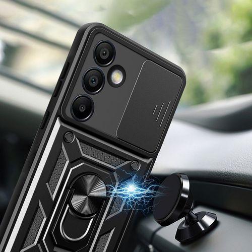 Galaxy S25 FE Kılıf Magnetik Standlı Kamera Korumalı Zore Sürgülü Vega Kapak