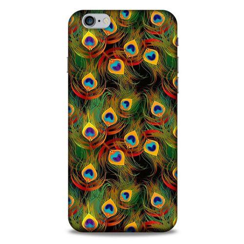 Apple Iphone 6S Plus Kılıf Desenli Özel Seri Tüyler (12) Koruyucu Silikon
