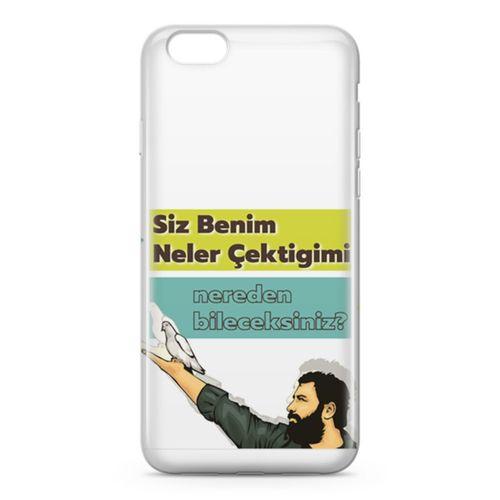 Apple iPhone 6 6s Kılıf Caps Ahmet Kaya Arka Kapak Koruma Desenli Full Koruyucu