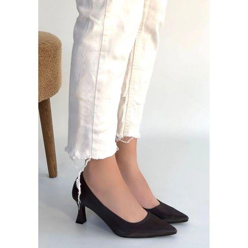 Mırta Acı Kahve Cilt Topuklu Ayakkabı