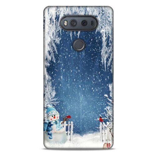 LG K61 Kılıf Snowix (6) Silikon Kılıf Açık Mavi