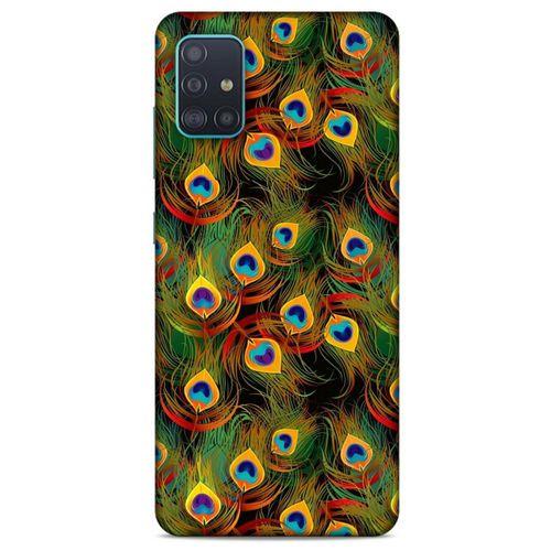 Samsung Galaxy A51 Kılıf Desenli Özel Seri Tüyler (12) Koruyucu Silikon