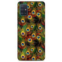 Samsung Galaxy A51 Kılıf Desenli Özel Seri Tüyler (12) Koruyucu Silikon