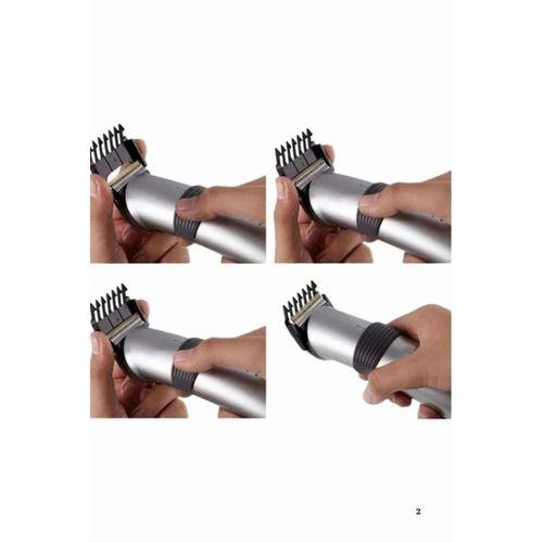 Yeni Nesil Profesyonel Şarjlı Saç Sakal Tıraş Makinesi Ayarlanabilir 4 Taraklı