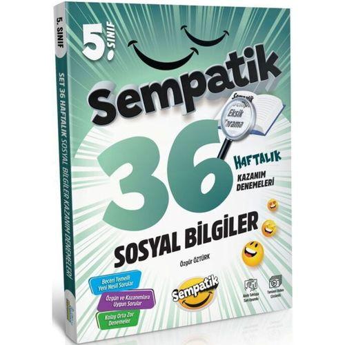 5. Sınıf Sosyal Bilgiler Sempatik 36 Haftalık Kazanım Denemeleri Ünlüler Karması