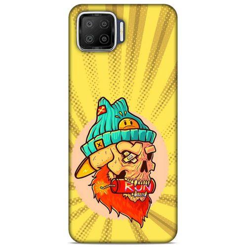 Lopard Oppo A73 Uyumlu Kılıf Tattoo's (32) Soft Silikon Kılıf Run