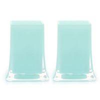 2 Adet Kalemlik Buz Mavi Renkli Ofis Gereci 6X6X10Cm 300Ml