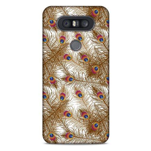 LG K41S - K51S Kılıf Desenli Özel Seri Tüyler (25) Antişok Kapak