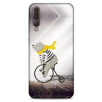 Huawei P20 Pro Kılıf FunnyMaX (11) Tam Koruma Kahve Ayı