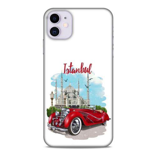 Retro (22) Desen Tam Koruma Kılıfı Renkli Apple Iphone 11 Kılıf