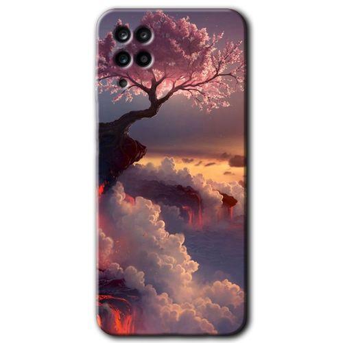 Galaxy M12 Kılıf HD Desen Baskılı Arka Kapak - Uçurumdaki Hayat + Kırılmaz Cam