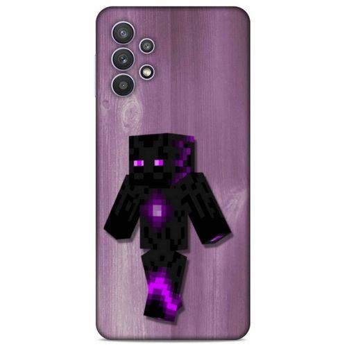 Lopard Samsung Galaxy A32 Uyumlu Kılıf PiXel (50) Shockproof Kılıf Mor