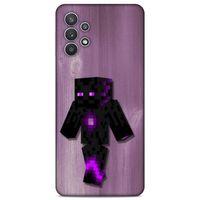 Lopard Samsung Galaxy A32 Uyumlu Kılıf PiXel (50) Shockproof Kılıf Mor