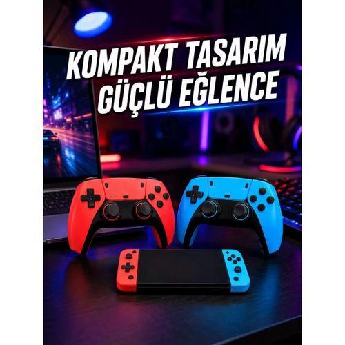Kablosuz Retro Oyun Konsolu Hdmı Tv Bağlantılı Çift Gamepad Seti