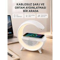 Bluetooth 5 0 Hoparlör – Kablosuz Şarj, Rgb Gece Lambası Ve Fm Radyo