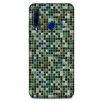 Mermer Desenli (29) Tema Arka Koruma Kılıfı Haki Huawei Y6P Kılıf