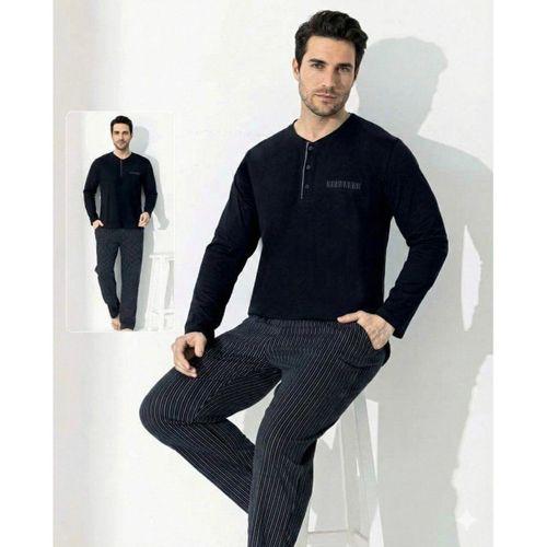 Boyraz 0690 Erkek Uzun Kol Penye Pijama Takımı