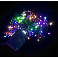 10m 100 Led Damla Uçlu RGB Işık SİYAH Kablo