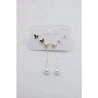 Çoklu Set Küpe - Altın