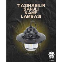Kamp Ve Bahçe İçin Retro Led Fener – Sıcak Işık, Uzun Ömürlü Batarya
