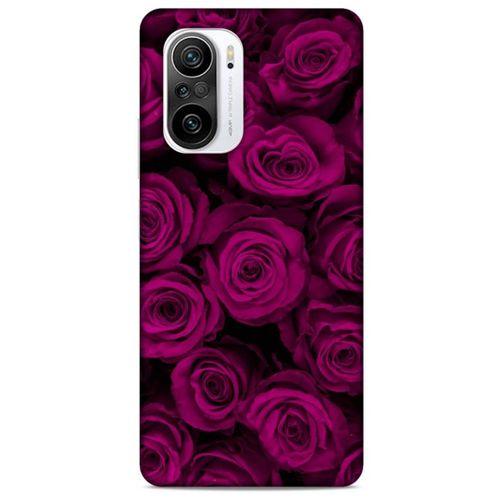 Xiaomi Mi 11 Uyumlu Kılıf Mor Delisi (33) Hybrid Kılıf Güller
