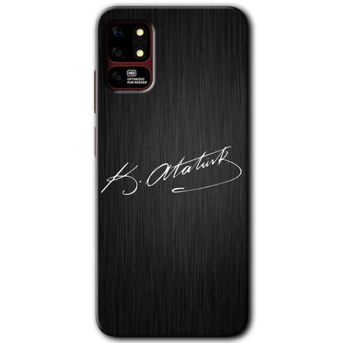 Reeder S19 Max Kılıf HD Desen Baskılı Arka Kapak - İmza Atatürk