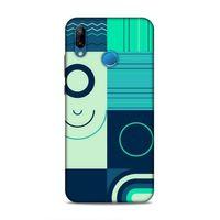 Huawei P20 Lite Uyumlu Kılıf Insomnia (10) Full Koruma Kılıfı Yeşil Lacivert