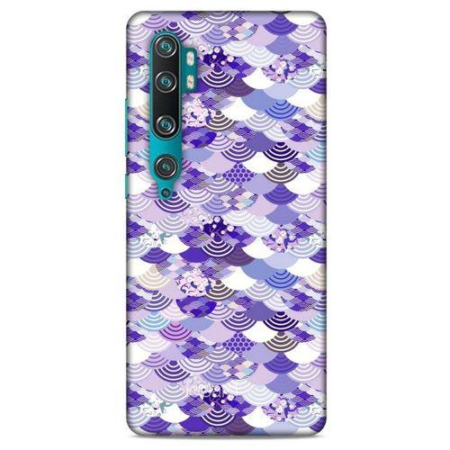 Xiaomi Mi Cc9 Pro Kılıf Pastel Renkler (15) Antişok Kılıf Mor Beyaz