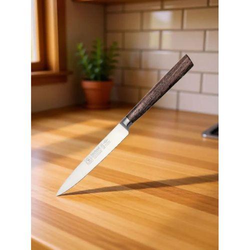 Sürbisa Sürmene 61303 Sıcak Dövme Mutfak Bıçağı Zeytin Saplı Ahşap 12 Cm