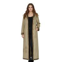 Uzun Çiçek Nakışlı Pardesü Bgl-st00925 BGL-ST00925