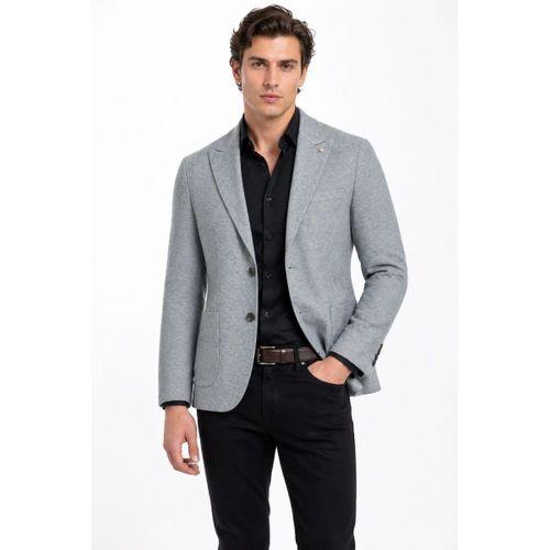 Erkek Tek Spor Ceket 4 Drop Çift Yırtmaçlı Mevsimlik BGL-ST05460