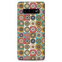Samsung Galaxy S10 Plus Kılıf Pastel Renkler (44) Tough Armor Kılıf Karışık Renkli
