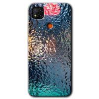 MRCİLETİSİM Xiaomi Redmi 9c Kılıf Baskılı Kapak - Blur Cam + 5D Tam Kaplayan Cam